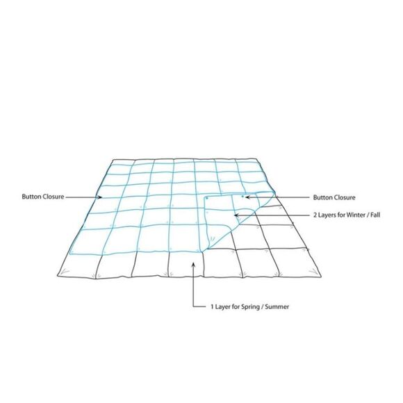 Benton Double-Layer Down-Alternative Comforter, King/California King - Picture 3 of 5